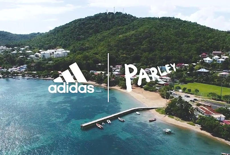 Adidas parley commercial video Coralie Balmy Martinique