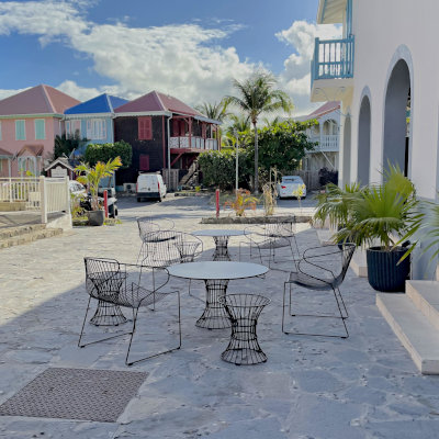 Caribbean village location place St. Martin