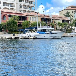 Elegant private yacht harbour and resort in St. Martin