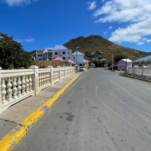 Bridge with barock style railings in St. Martin